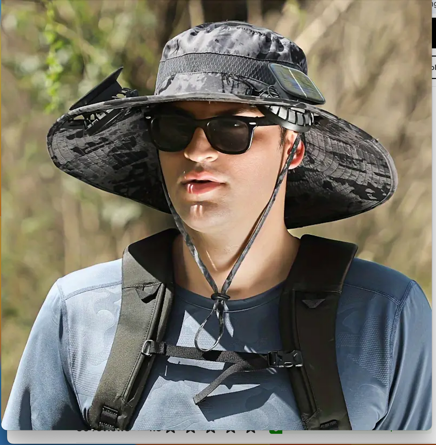 FIXZORA™ SOLAR FAN HAT